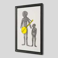 Two For The Road - Rambling Man Unique Colour Edition - Cadmium Yellow XLV 10 Two For The Road - Rambling Man Unique Colour Edition - Cadmium Yellow XLV -Art Prints Shop bcn cadmium yellow xlv 2 2023 12 12T14 15 45