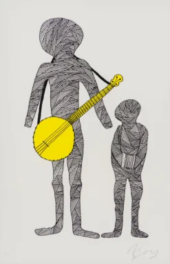 Two For The Road - Rambling Man Unique Colour Edition - Cadmium Yellow XLV 16 Two For The Road - Rambling Man Unique Colour Edition - Cadmium Yellow XLV -Art Prints Shop bcn cadmium yellow xlv 31 2023 12 12T14 15 46