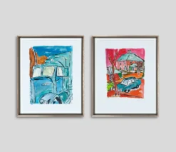 The Drawn Blank Series (2021) Framed Set Of Two