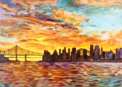 New York Skyline, Seen From Queens (2017) 10 New York Skyline, Seen From Queens (2017) -Art Prints Shop bdy sil por 1043f 3 silk new york skyline 2022 07 07T12 52 11