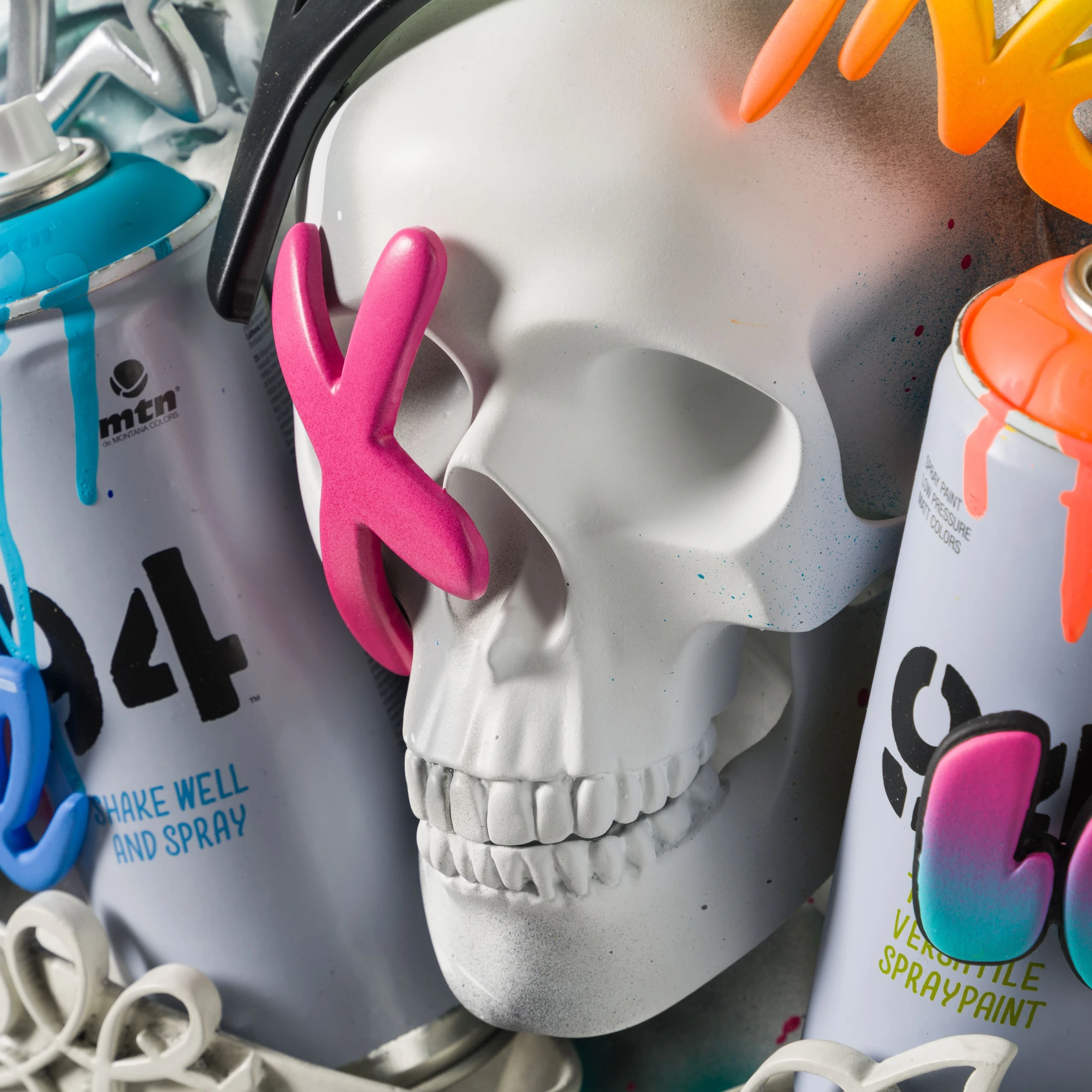 Stay Lucky (White Graffiti Fade) 3 Stay Lucky (White Graffiti Fade) - Image 3