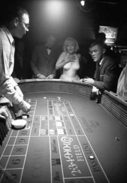 The Cast And Crew Of The Misfits Visit A Casino, 1960