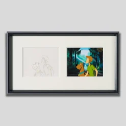 Scooby Doo And Shaggy (6) Original Production Cel And Drawing