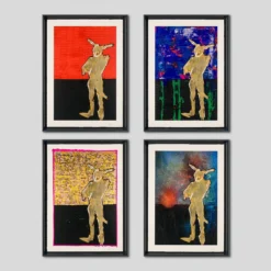 The Bunnyman Genesis – Framed Set Of Four
