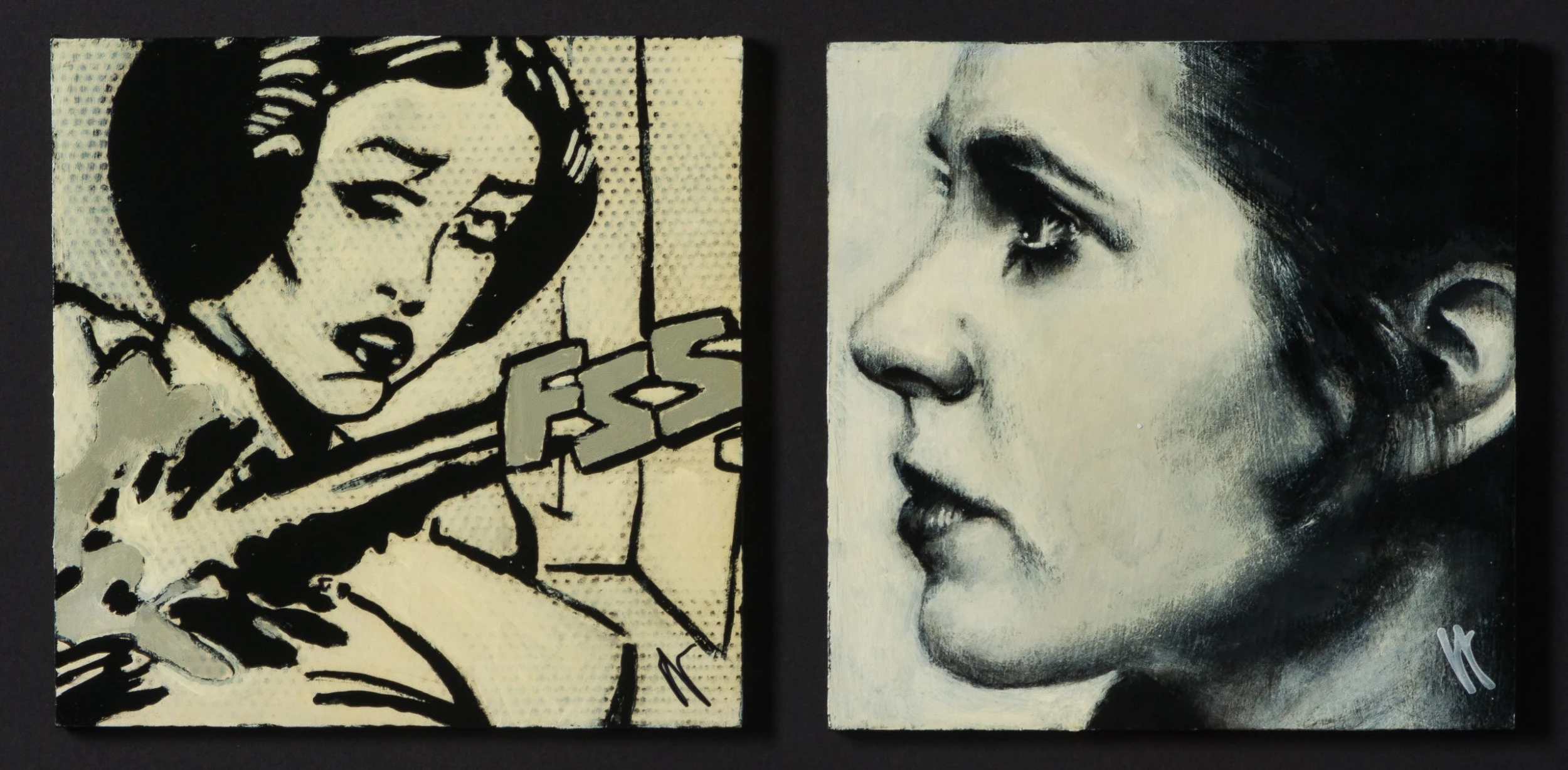 Princess Leia (Diptych) 8 Princess Leia (Diptych) - Image 8
