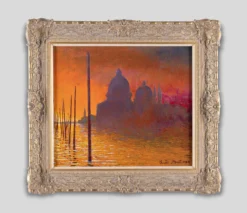 Sunset Over The Grand Canal Venice In The Style Of Claude Monet, 1908