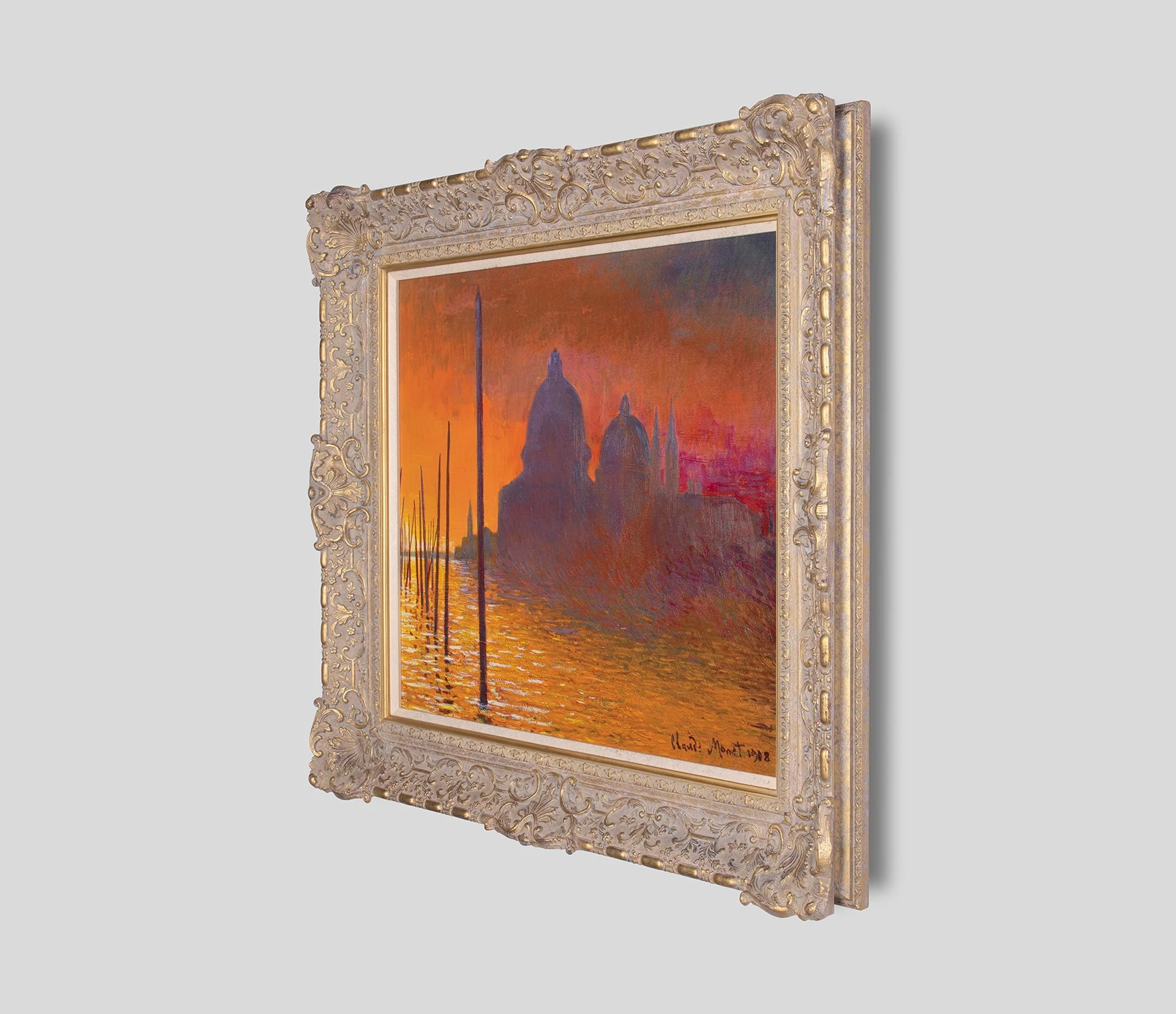 Sunset Over The Grand Canal Venice In The Style Of Claude Monet, 1908 2 Sunset Over The Grand Canal Venice In The Style Of Claude Monet, 1908 - Image 2