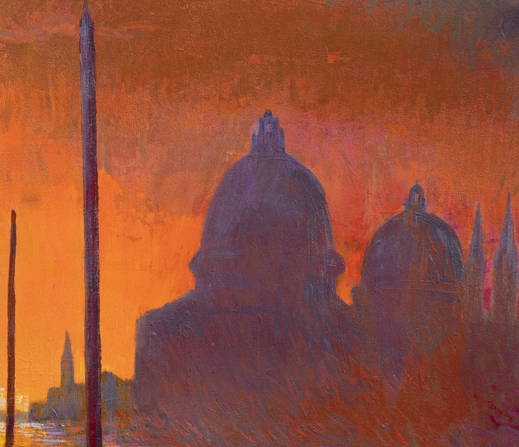 Sunset Over The Grand Canal Venice In The Style Of Claude Monet, 1908 6 Sunset Over The Grand Canal Venice In The Style Of Claude Monet, 1908 - Image 6