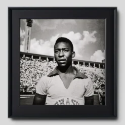 Pelé (Silver Gelatin 60x60)
