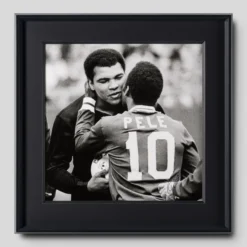 Pelé & Ali (Silver Gelatin 30x30)