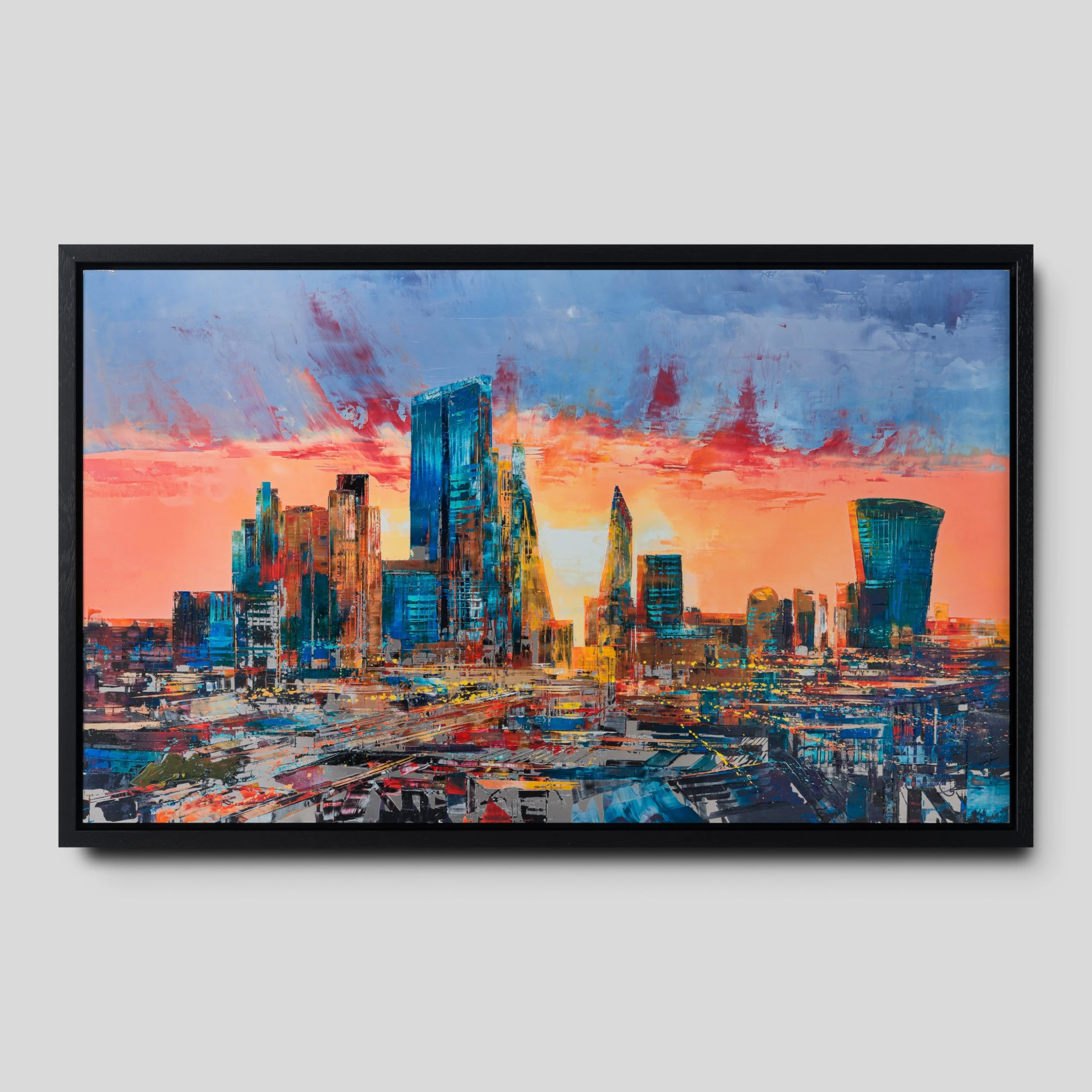 Set Of Two - Energetic Skyline & All Aboard (Giclée On Aluminium) 2 Set Of Two - Energetic Skyline & All Aboard (Giclée On Aluminium) - Image 2