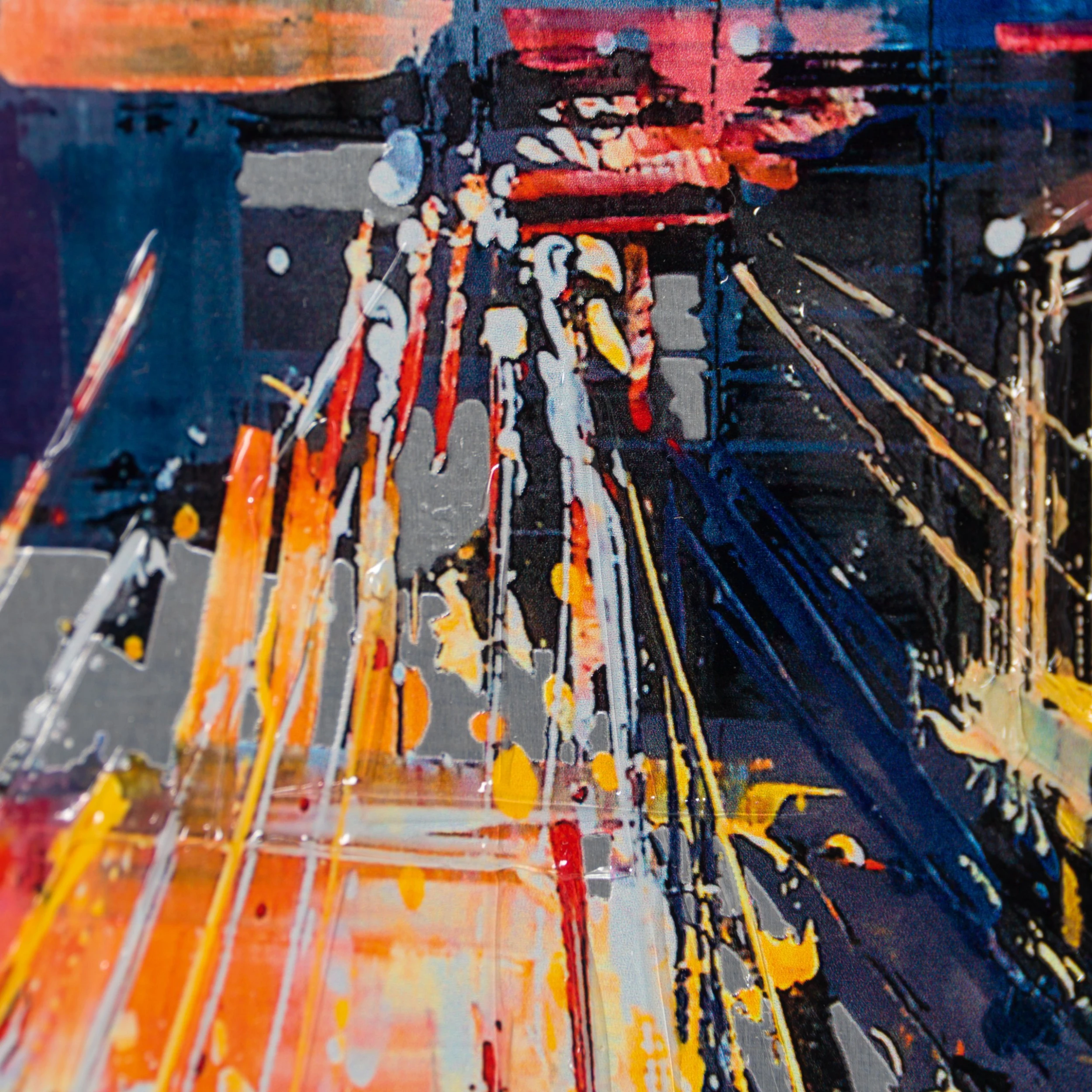 Set Of Two - Energetic Skyline & All Aboard (Giclée On Aluminium) 9 Set Of Two - Energetic Skyline & All Aboard (Giclée On Aluminium) - Image 9