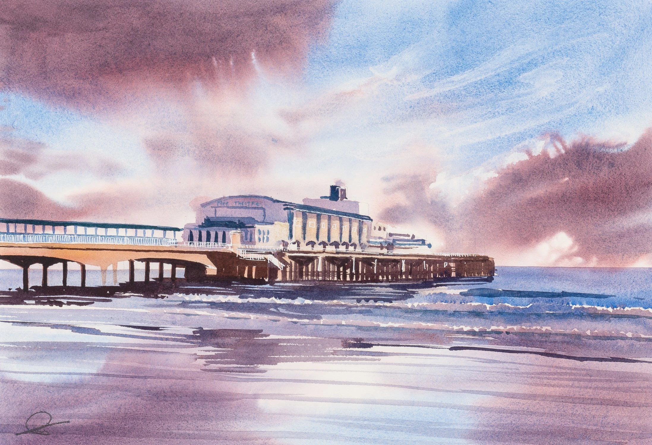 Bournemouth Pier Calm 4 Bournemouth Pier Calm - Image 4