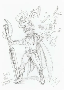 Loki's Tricks 'Best Burgers This Side Of Asguard' -Art Prints Shop psm ori skt 18992 3 loki s tricks 2023 04 13T11 57 58