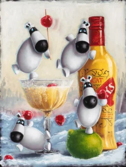 Snowball Fight -Art Prints Shop psm sle hum 28363 3 snowball fight 2022 08 15T14 38 51