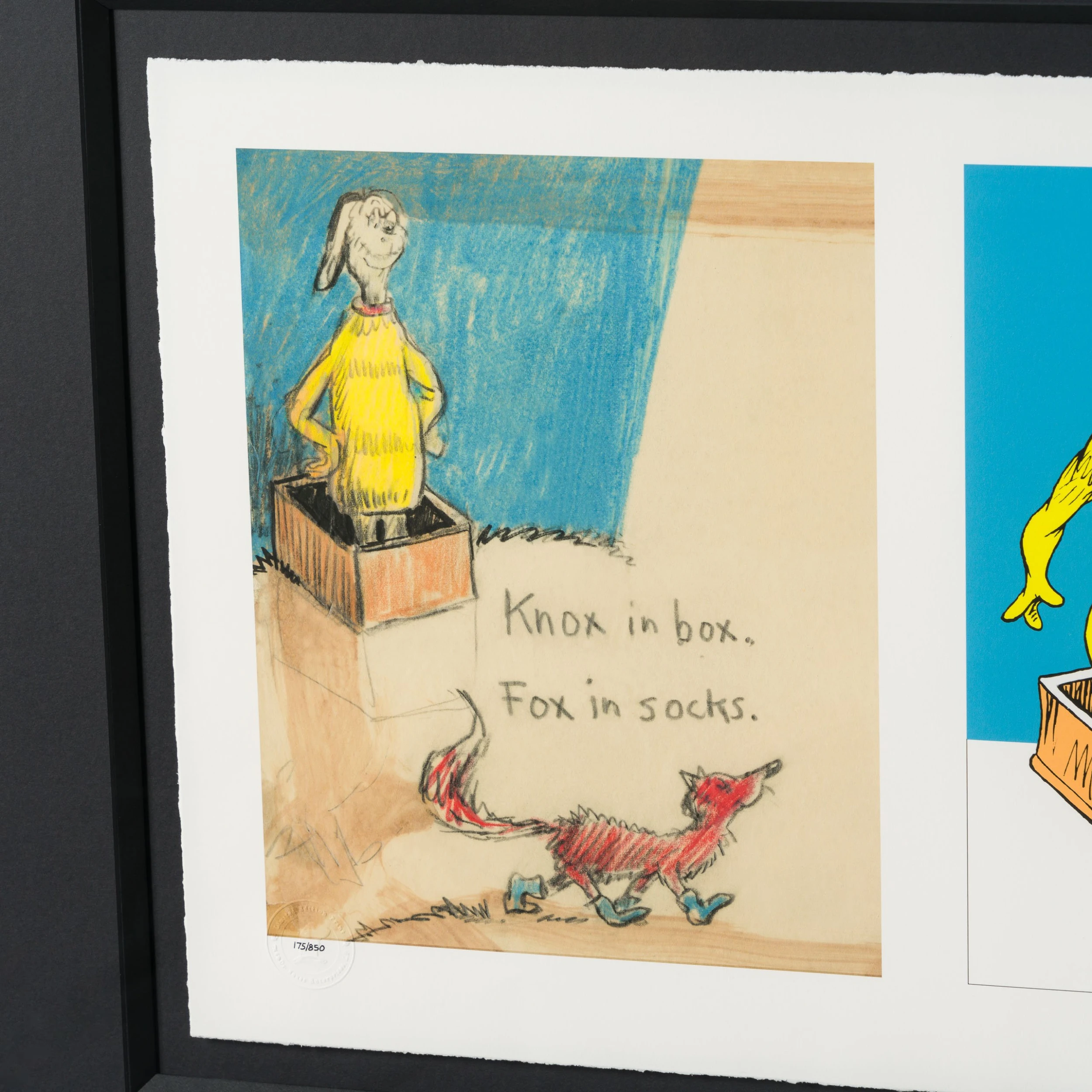 Dr. Seuss Fox In Socks – Diptych 3 Dr. Seuss Fox In Socks – Diptych - Image 3