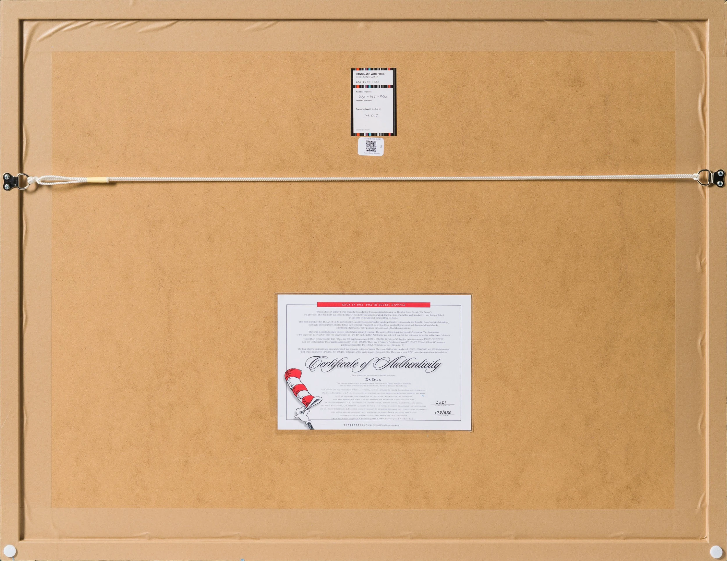 Dr. Seuss Fox In Socks – Diptych 8 Dr. Seuss Fox In Socks – Diptych - Image 8