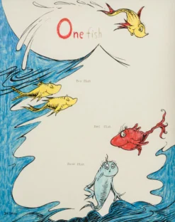 Dr. Seuss One Fish Two Fish - 60th Anniversary 13 Dr. Seuss One Fish Two Fish - 60th Anniversary -Art Prints Shop seu one fish two fish 60th anniversary 31 2023 11 23T11 03 32