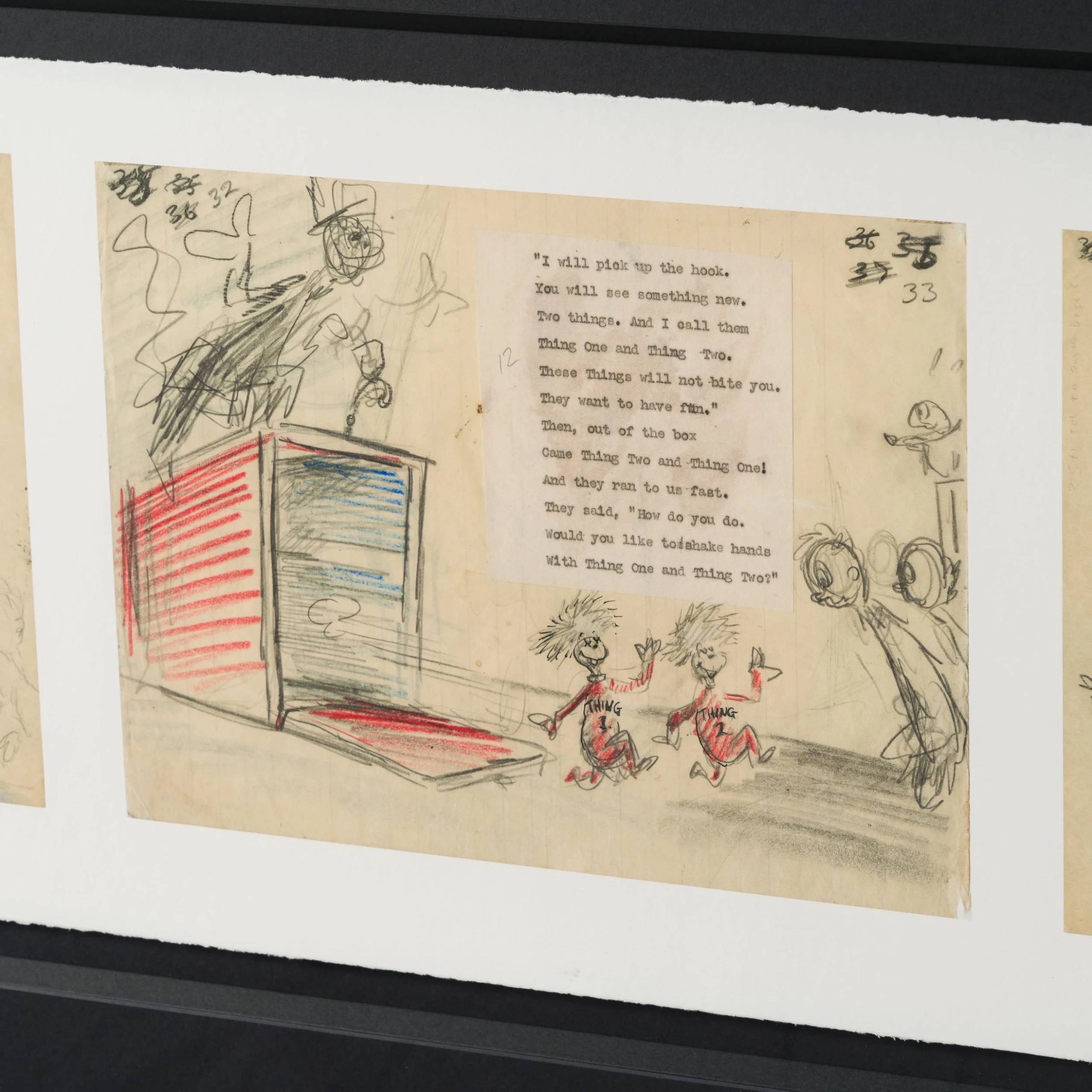 Dr. Seuss Out Of The Box Came Thing Two And Thing One – Triptych 3 Dr. Seuss Out Of The Box Came Thing Two And Thing One – Triptych - Image 3