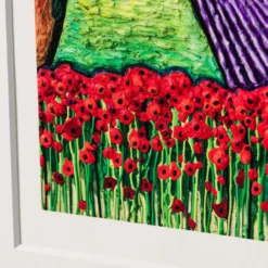 Sunset On Poppy Field | Giclée On Paper -Art Prints Shop sra 5 sunset on poppy field 2023 03 10T15 43 21