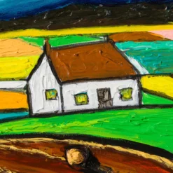 Hay Bales Overlooking Patchwork -Art Prints Shop sra ori lan 31982 wildflowers by the hay bales 3 2023 10 10T13 42 25