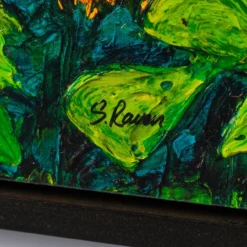 Sunflowers Amongst Cypress Trees | Boxed Canvas -Art Prints Shop sra sle lan 30210 3 sunflowers amongst cypress trees box 2023 03 10T16 15 16