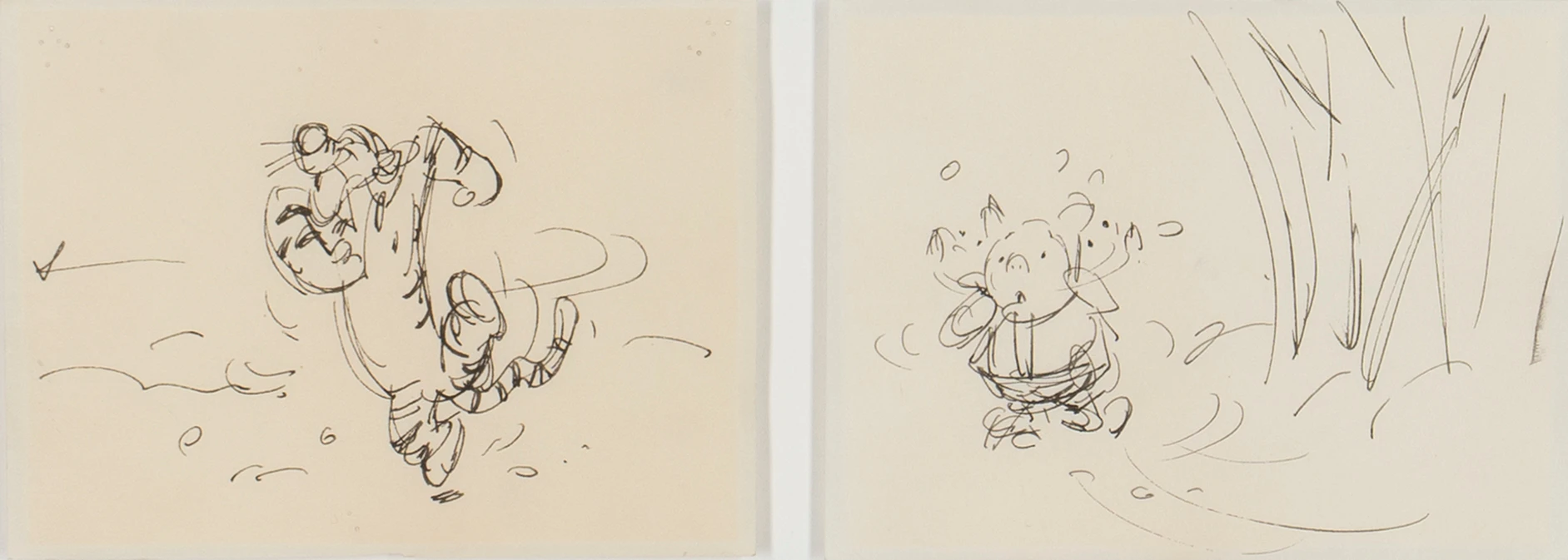Disney (2 Board) Storyboard Set 2 (from 'Winnie The Pooh And Tigger Too', 1974) 3 Disney (2 Board) Storyboard Set 2 (from 'Winnie The Pooh And Tigger Too', 1974) - Image 3